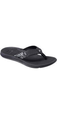 2024 Reef Womens Santa Ana Flip Flop Sandals CJ3624 - Black / White